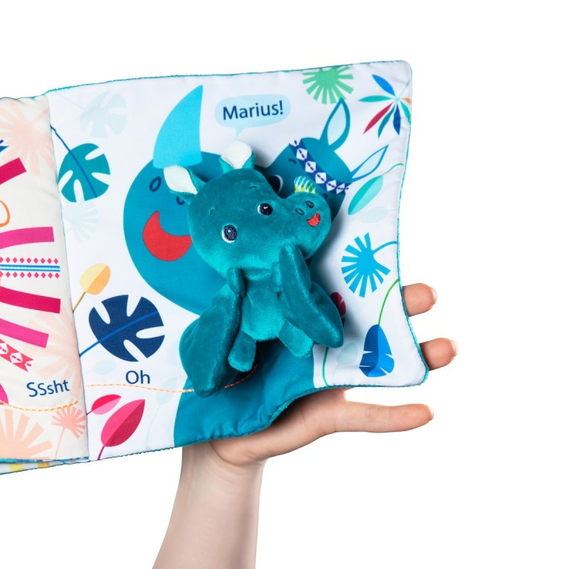 Livre tissu Papa t'es où ? LES LILLIPUTIENS