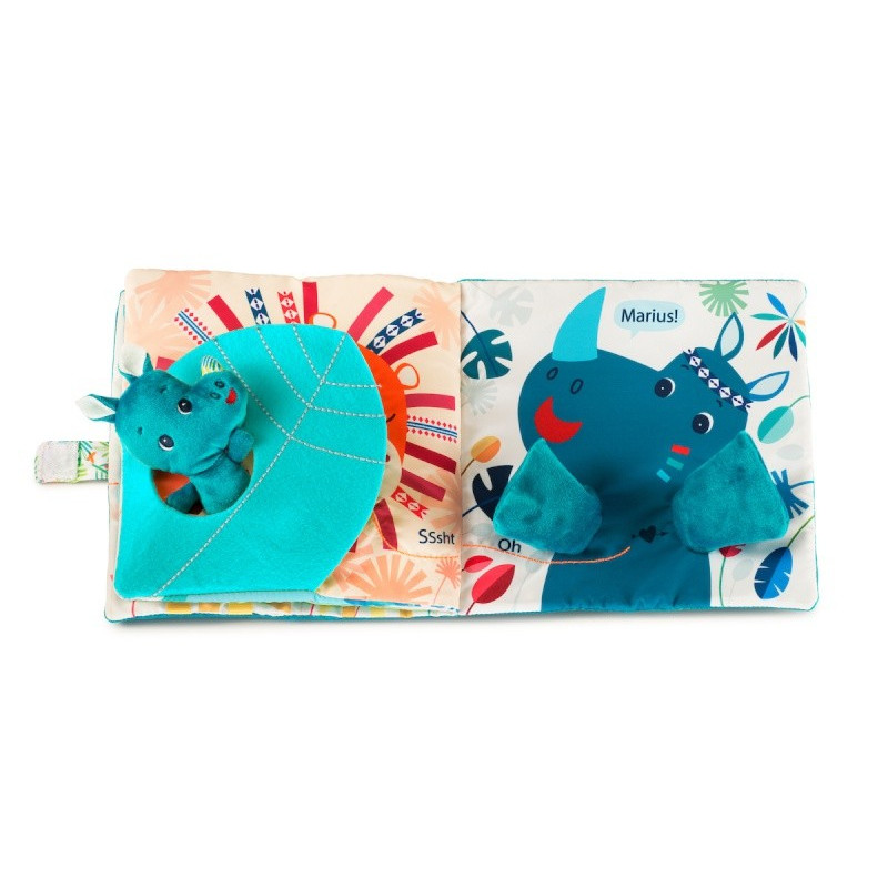 Livre tissu Papa t'es où ? LES LILLIPUTIENS