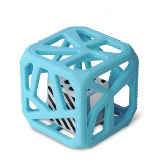 Hochet cube de dentition MALARKEY KIDS Bleu clair