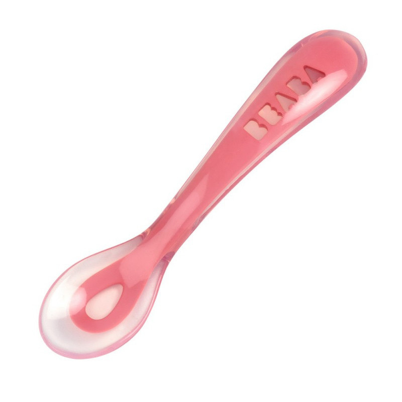Set repas silicone compartimenté BEABA Pink