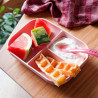 Set repas silicone compartimenté BEABA Pink
