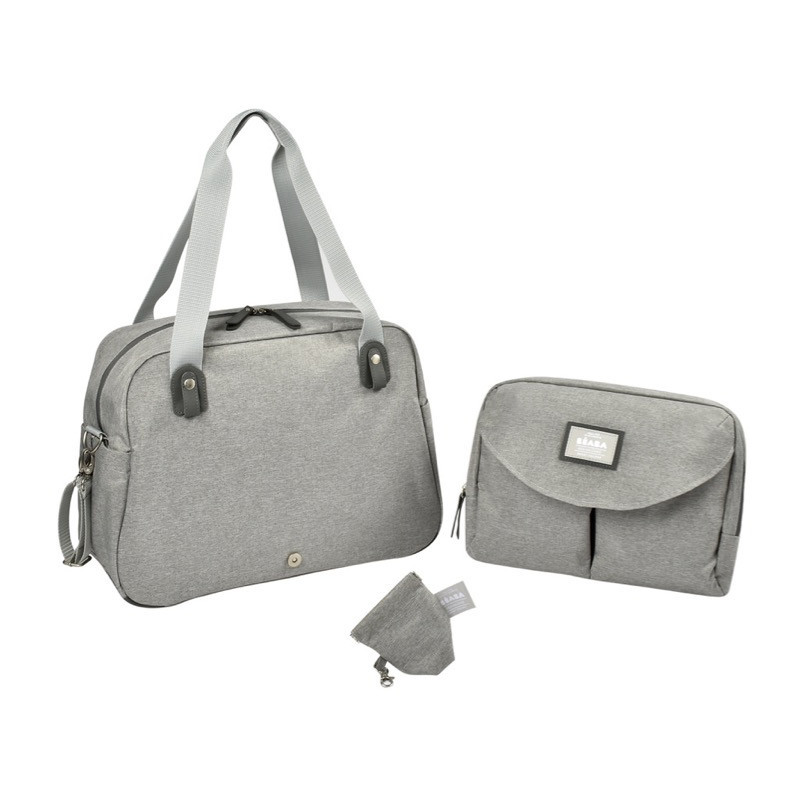 Sac à langer Genève II BEABA Gris chiné