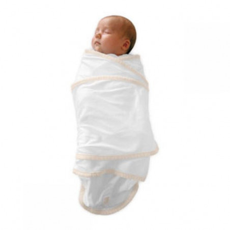 Couverture miracle BEABA Blanc/beige