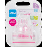 Lot de 2 tétines débit 0 silicone MAM