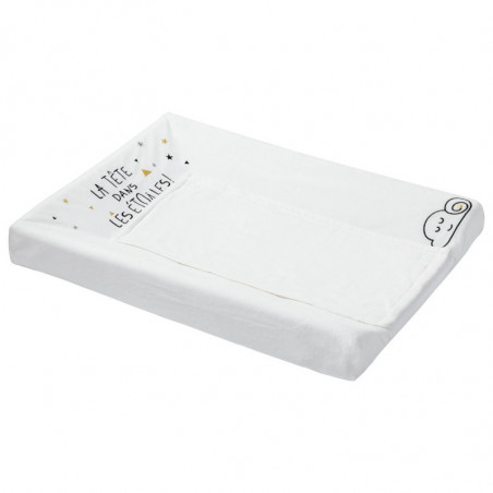 Matelas à langer Luxe + housse & serviette LITTLE BAND Etoiles filantes