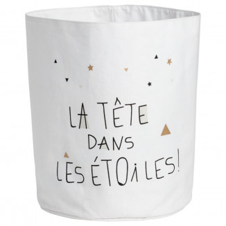 Panier de rangement LITTLE BAND Etoiles filantes