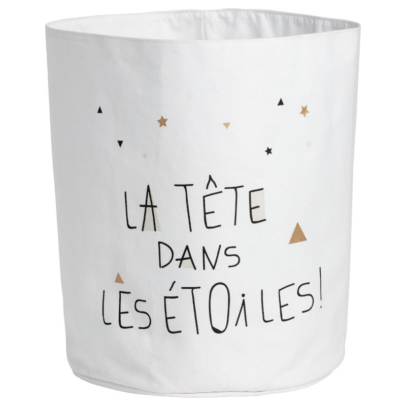 Panier de rangement LITTLE BAND Etoiles filantes
