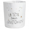 Panier de rangement LITTLE BAND Etoiles filantes