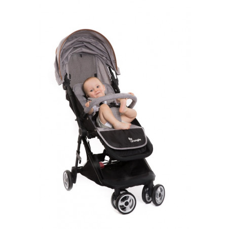 Poussette réversible B-Genius BO JUNGLE Gris clair