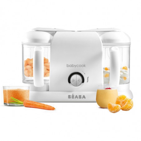 Babycook Duo BEABA White Silver