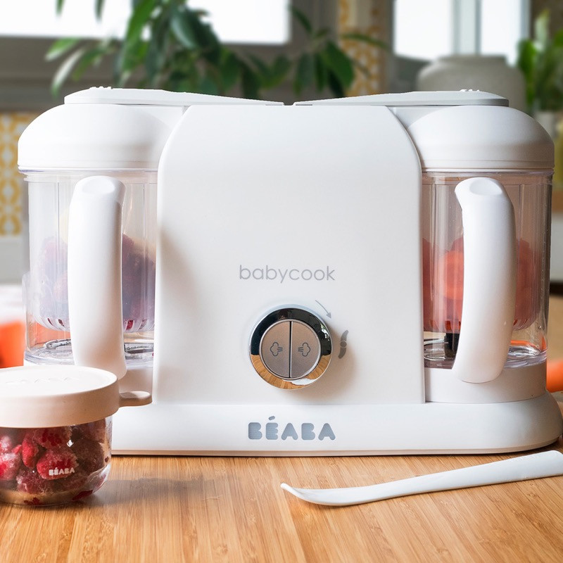 Babycook Duo BEABA White Silver