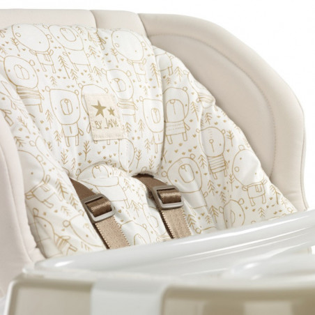 Chaise haute réglable Mila JANE Glitter