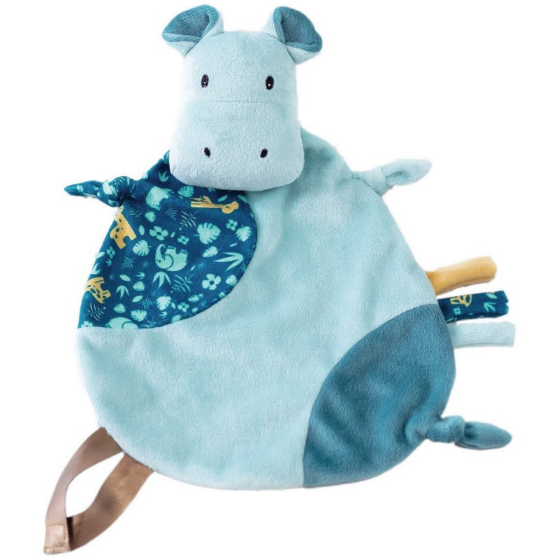 Doudou attache sucette Hippo DOMIVA Zanimo
