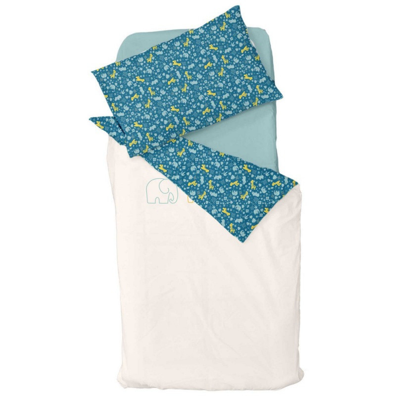 Parure de couette + taie 100x140 DOMIVA Zanimo