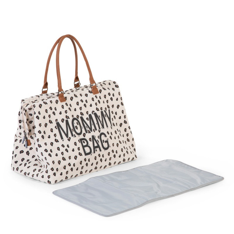 Sac à langer Mommy bag CHILDHOME Canvas Leopard
