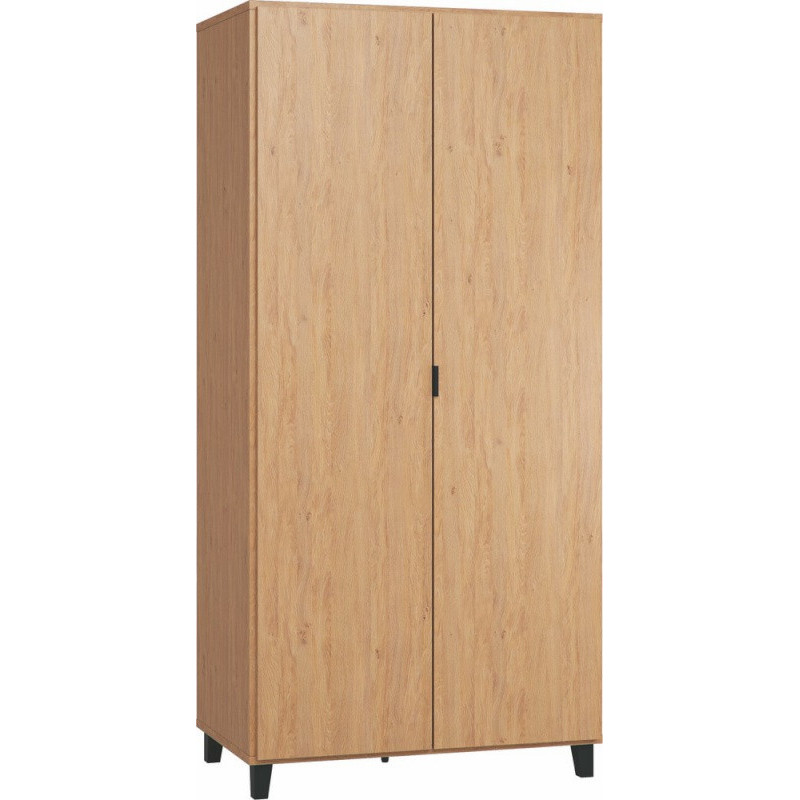 Armoire 2 portes VOX Simple Bois/noir