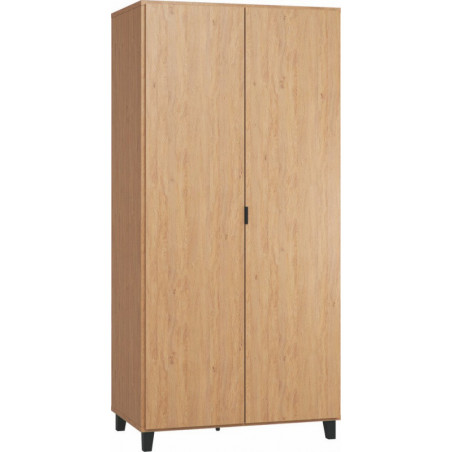 Armoire 2 portes VOX Simple Bois/noir
