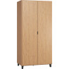 Armoire 2 portes VOX Simple Bois/noir