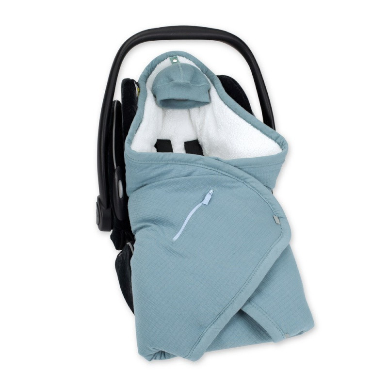 Couverture enveloppante Biside Padi Tetra Jersey + Teddy BEMINI Cadum Wonder