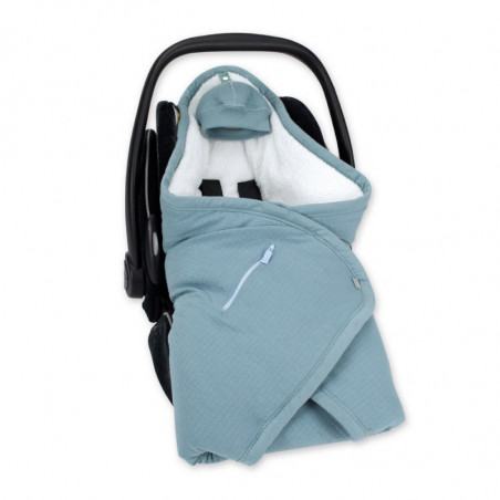 Couverture enveloppante Biside Padi Tetra Jersey + Teddy BEMINI Cadum Wonder