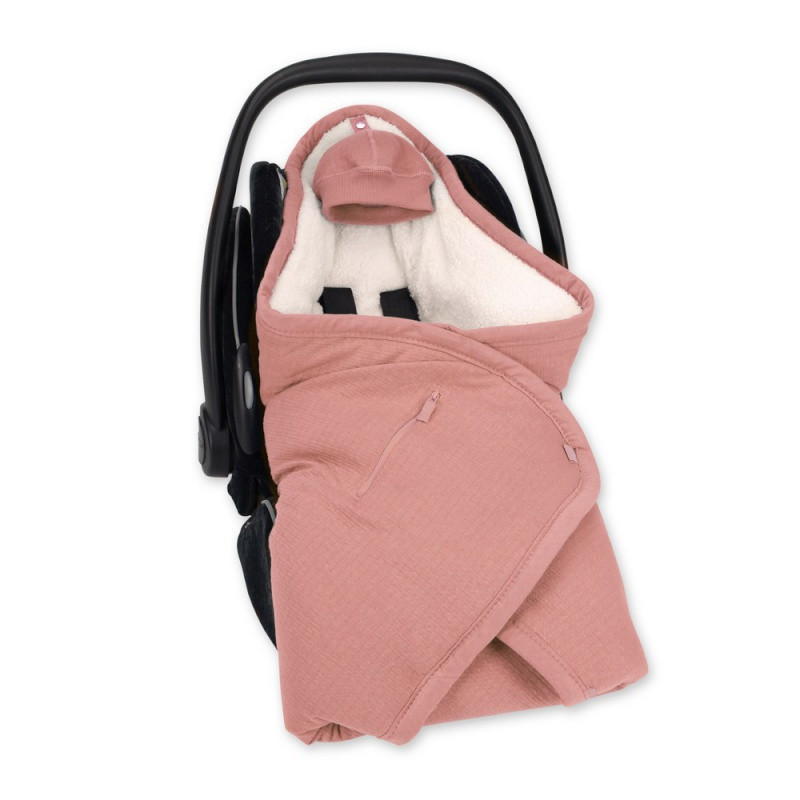 Couverture enveloppante Biside Padi Tetra Jersey + Teddy BEMINI Cadum bambi