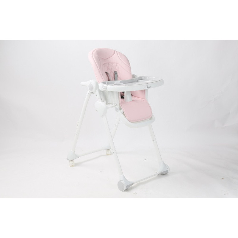 Chaise haute Wheely BO JUNGLE Rose