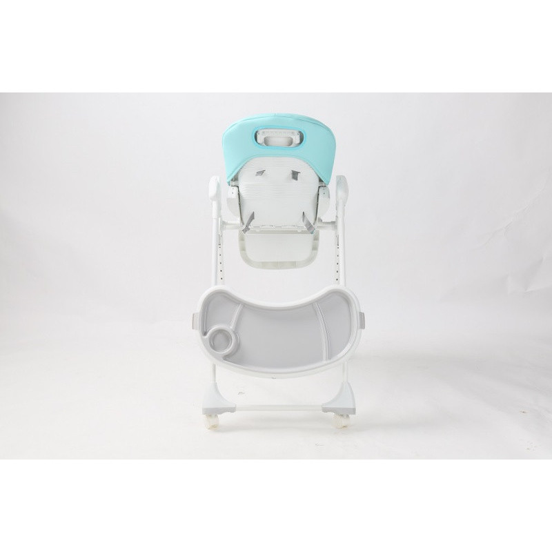 Chaise haute Wheely BO JUNGLE Bleu