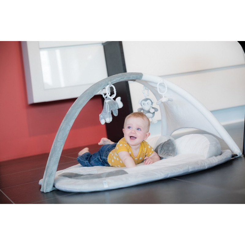 Tapis d’éveil Pomme BO JUNGLE Gris