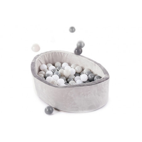 Piscine à balles BO JUNGLE Gris