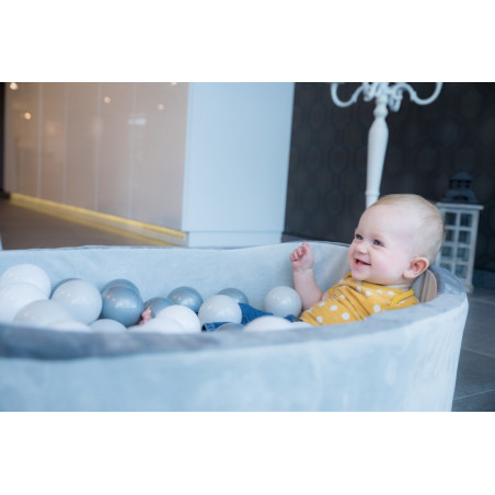 Piscine à balles BO JUNGLE Gris