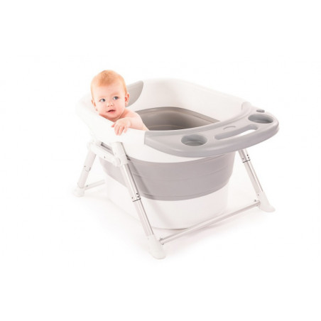 Baignoire de douche pliable BO JUNGLE Gris/blanc