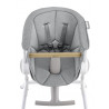 Chaise-haute Up & Down + assise BEABA Grey white