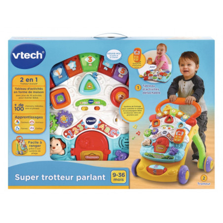Super trotteur parlant 2 en 1 VTECH Orange