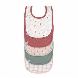 Lot de 5 bavoirs imperméables Escargot LASSIG Garden Explorer