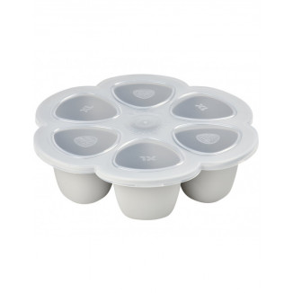 Multiportions silicone 6x90ml BEABA Gris clair