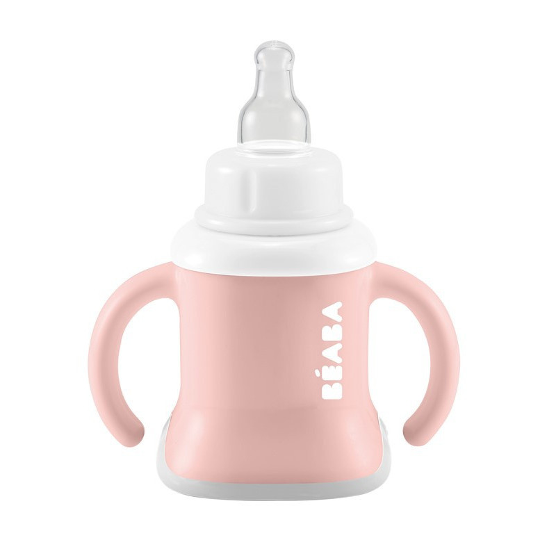 Tasse Evoluclip 3 en 1 BEABA Vieux rose