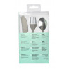 Set de 3 couverts en inox BEABA Vert clair