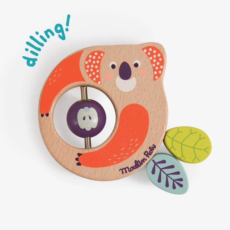 Hochet en bois koala MOULIN ROTY Dans la jungle