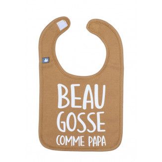 Bavoir "beau gosse comme papa" BB&CO Camel