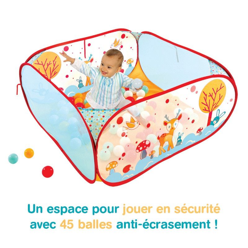 Aire d’éveil pop Up LUDI lapin