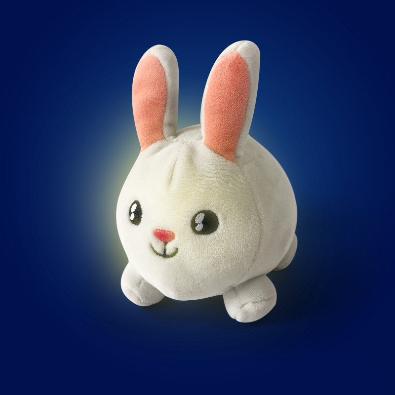Peluche lumineuse Shakie PABOBO Lapin Blanc