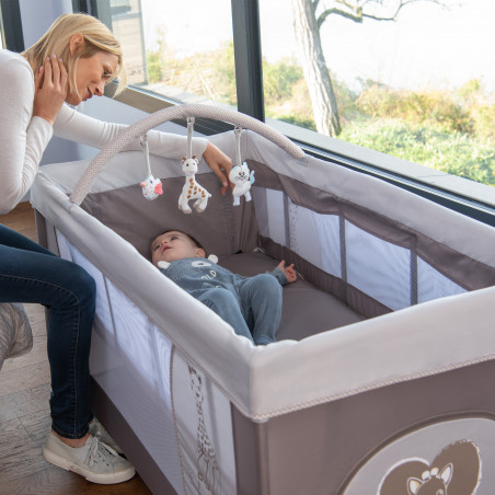 Lit parapluie Optic Z RENOLUX Sophie la girafe "So Chic"