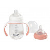 Biberon d'apprentissage 2en1 210 ml BEABA Old pink