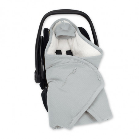 Couverture enveloppante Biside Padi Tetra Jersey + Teddy BEMINI Cadum Grizou