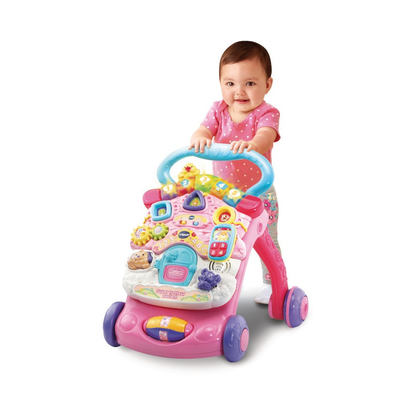 Super trotteur parlant 2 en 1 VTECH Rose