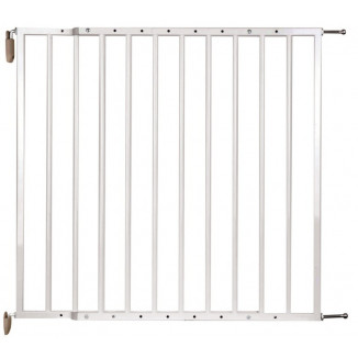 Barrière Harry en Métal 64-113cm NIDALYS Blanche