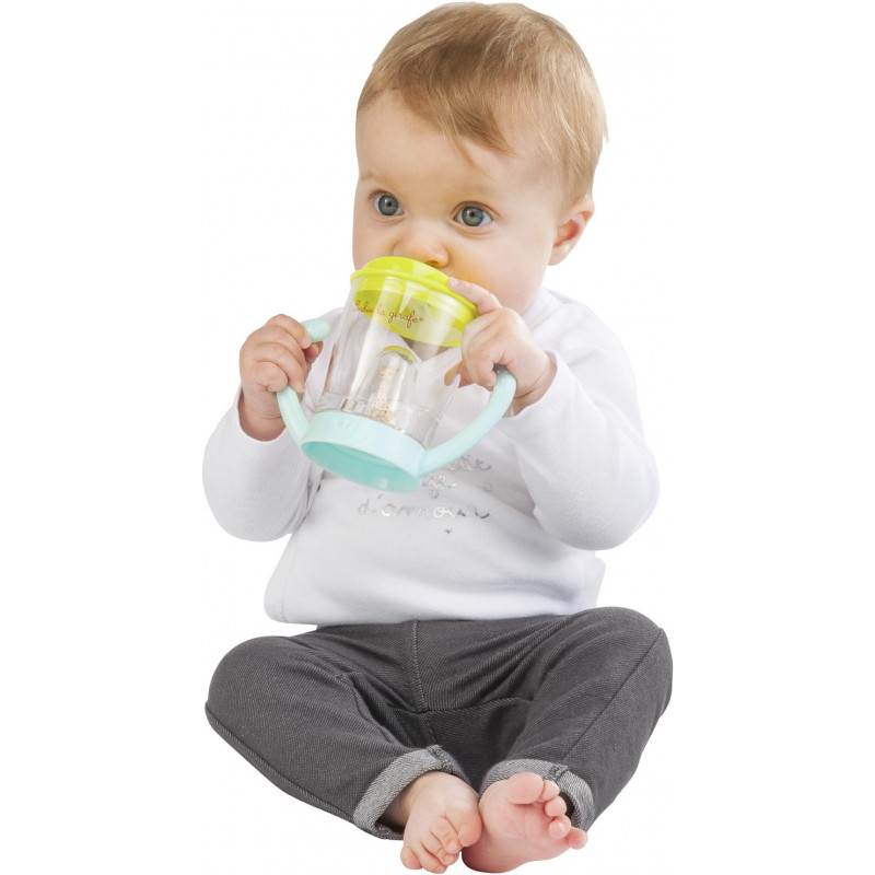 Tasse antifuite mascotte Sophie la girafe VULLI