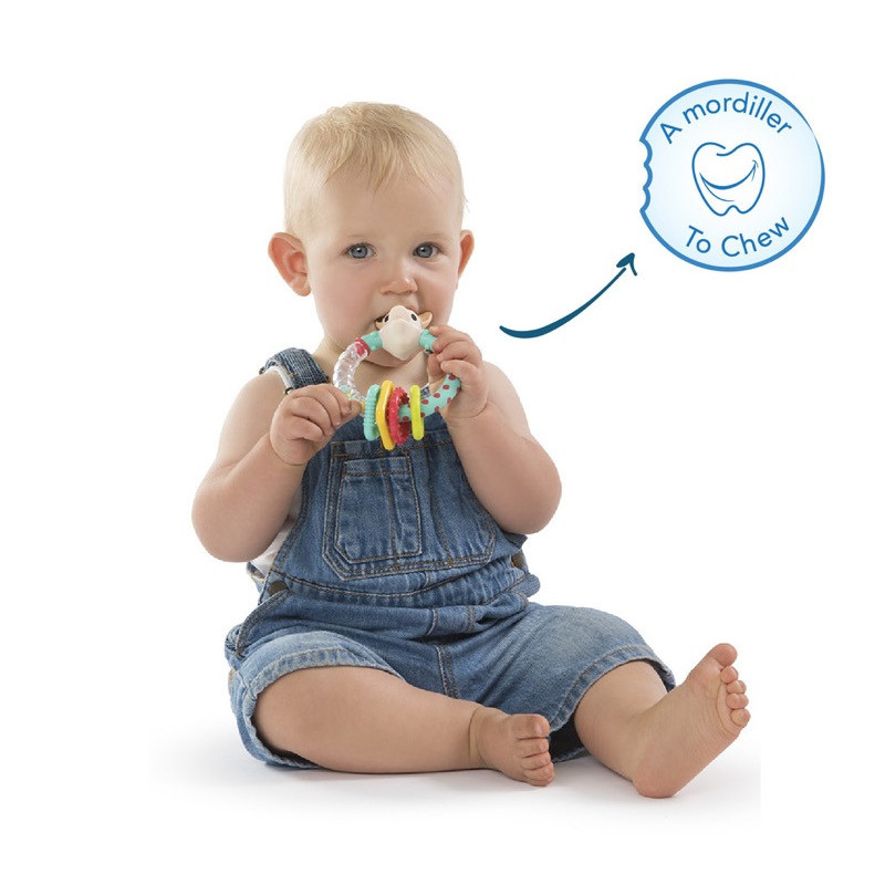 Hochet multitexture VULLI Sophie la girafe