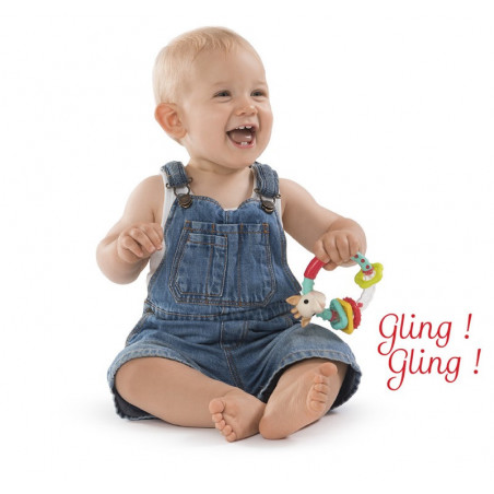 Hochet multitexture VULLI Sophie la girafe