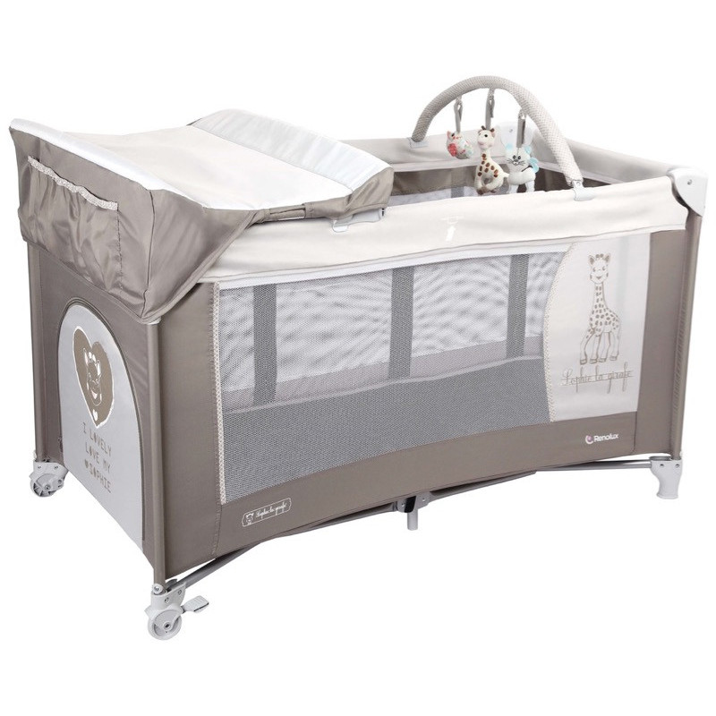 Lit parapluie Optic Z RENOLUX Sophie la girafe "So Chic"